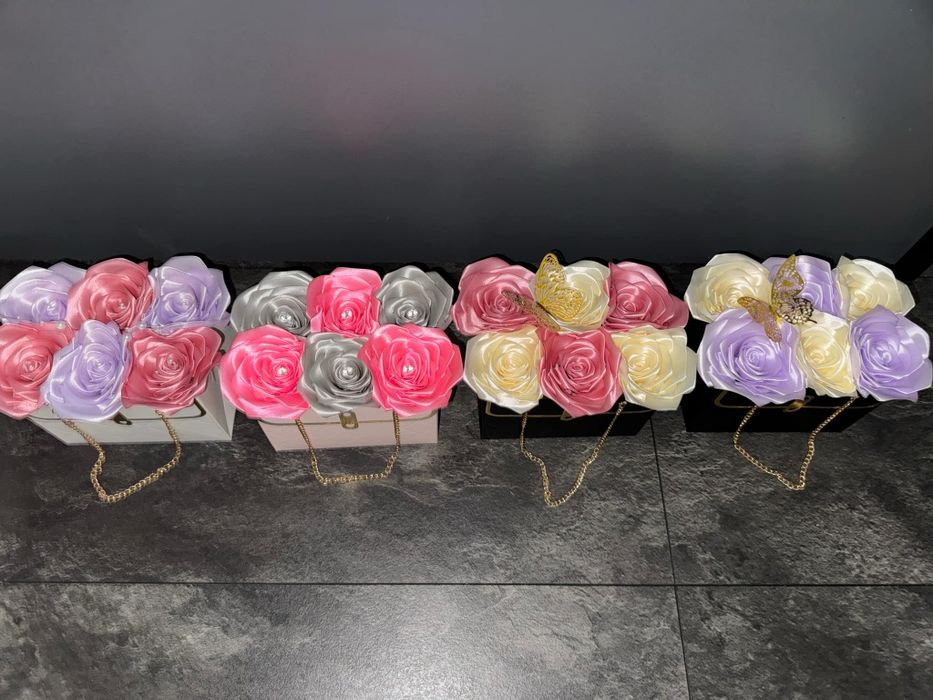 Boxy torebki ręcznie wykonane