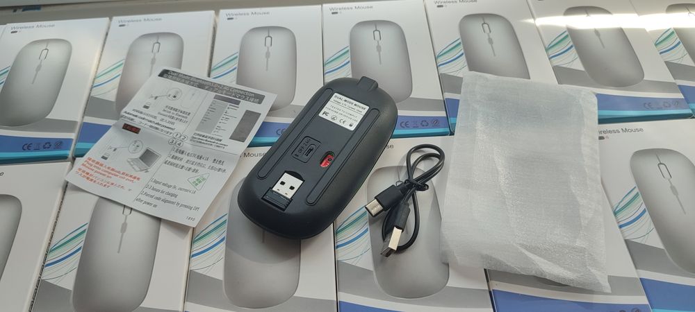 Мишка безпровідна! Bluetooth+2.4G безшумна!