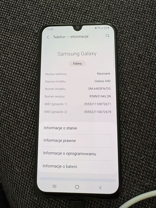 Samsung galaxy A40