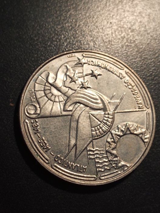 100 escudos -Portugal	1990 - Navegação astronomica - Soberba