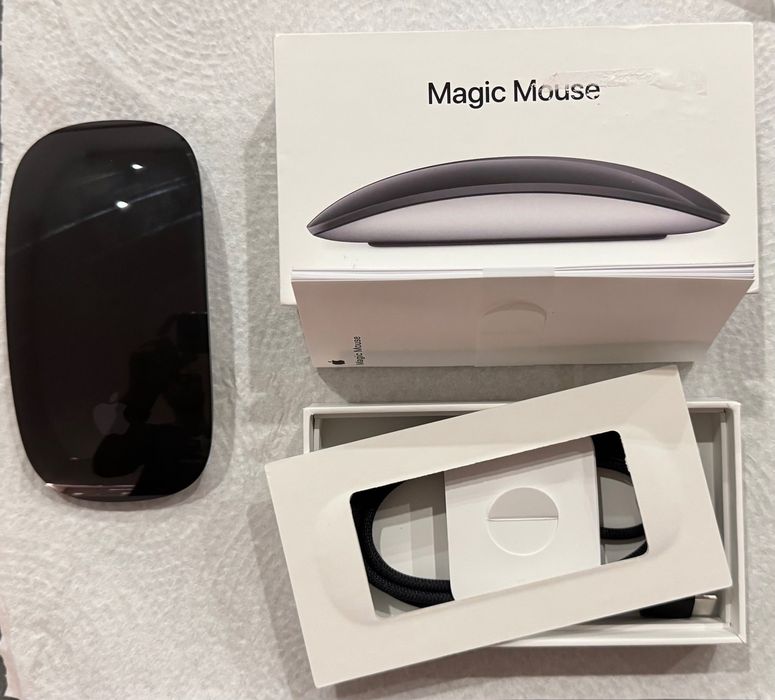 Apple Magic Mouse USB-C Preto 2024 como novo e garantia