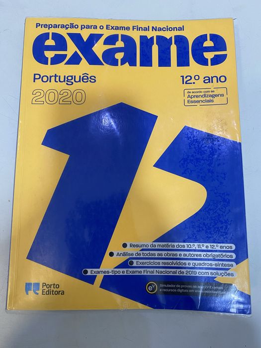 Livro de preparação para o exame final nacional de português -12o ano