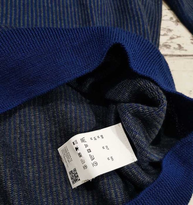 Hugo Boss * sweter * paski * unikatowy * męski * M
