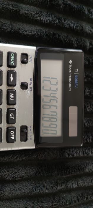Calculadora Texas Instruments 5018 SV