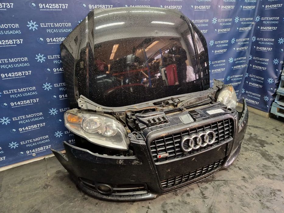 Frente completa usada AUDI A4 B7 S-LINE 2.0 TDI 140CV capot parachoques oticas radiadores guardalamas