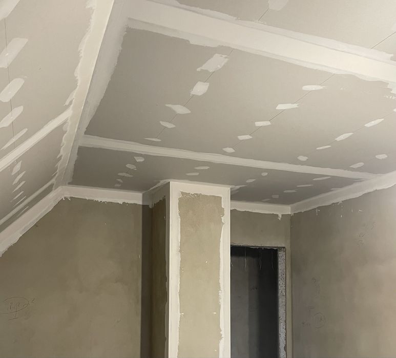 Gładzie, szpachlowanie, malowanie