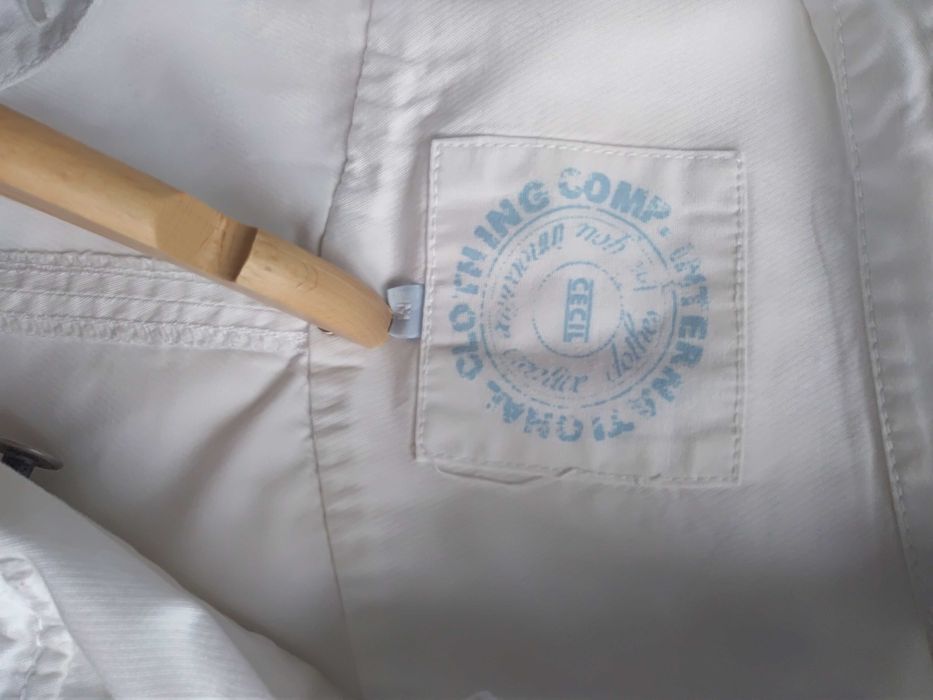 Biała sukienka/tunika damska Cecil, jeans/denim, rozmiar M