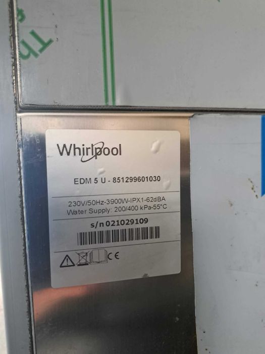 Zmywarko - wyparzarka Gastronomiczna 50x50 Whirlpool EDM 5 U jak nowa