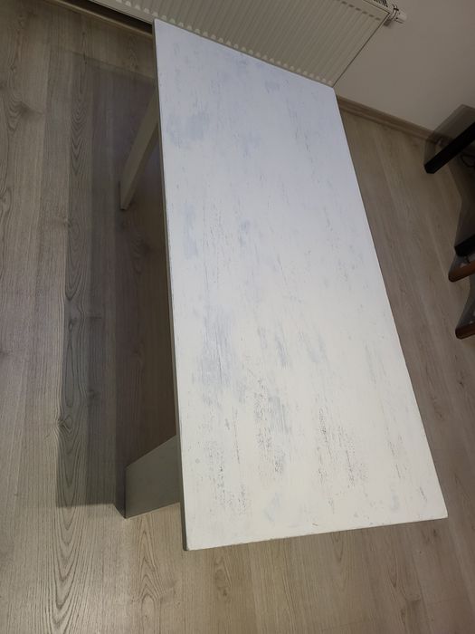 Sprzedam białą ławę 120 x 56