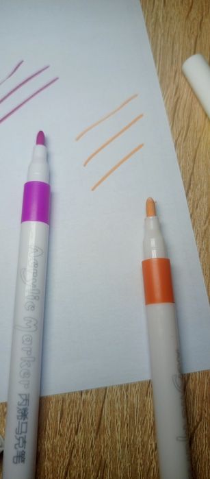 12шт Акрилові маркери фломастери для будь яких поверхонь