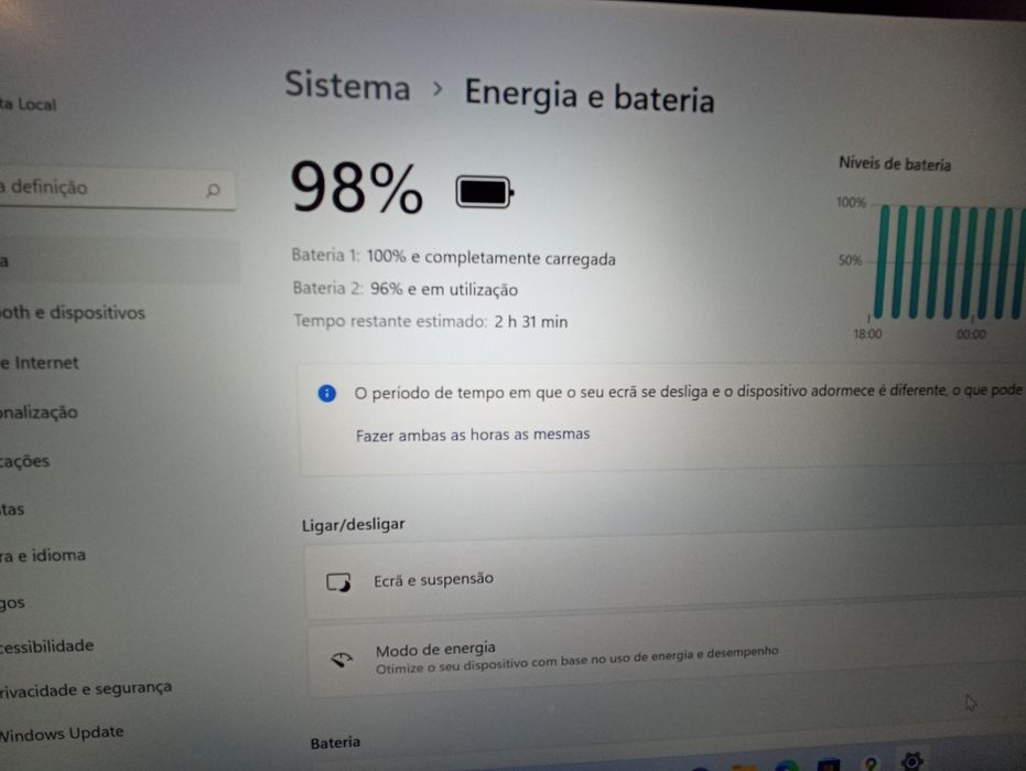 Thinkpad T440s 12 GB RAM 
Bateria com duração de