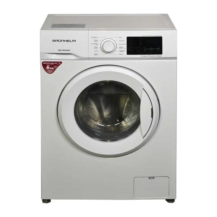 Нова Пральна машина автомат GWS-FN610D2W Grunhelm 6кг 2 роки гарантії