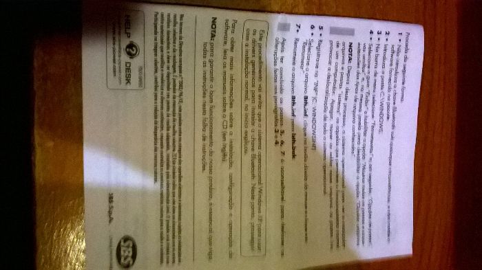 Adaptador para Bluetooth V2.0 - SBS