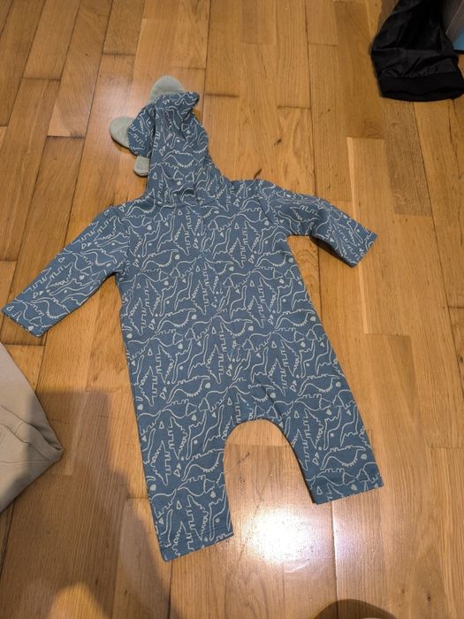Jardineira e babygrow para menino de 3 meses