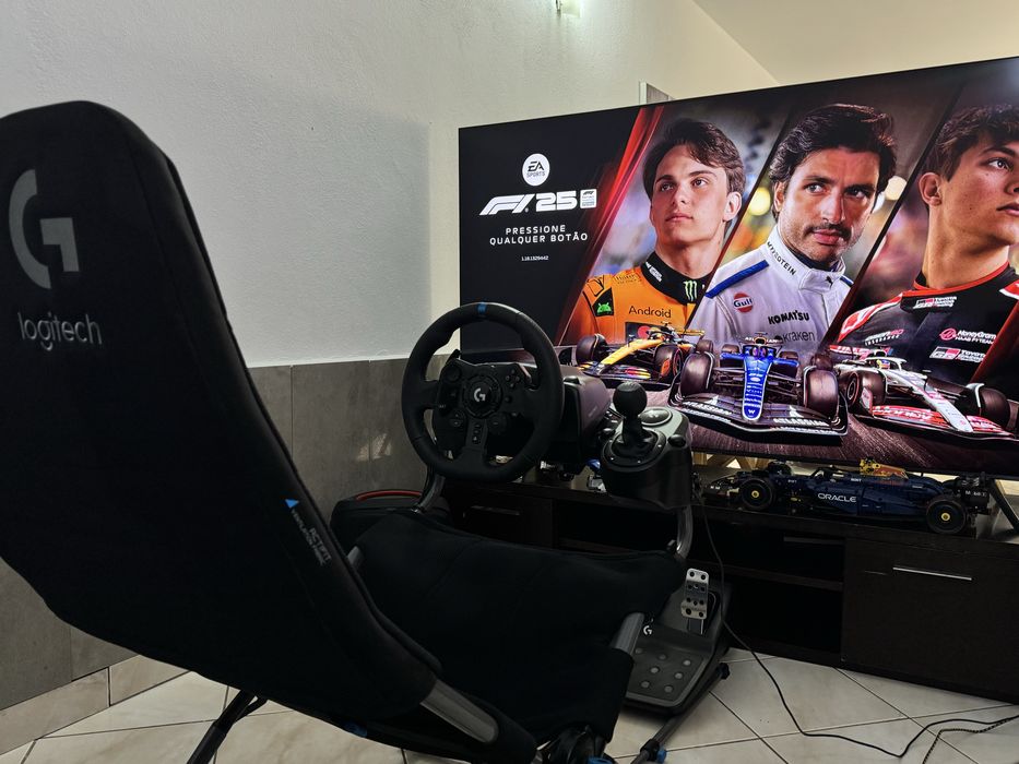 Cockpit com volante, pedais e marcha ( vendedo tudo separado também! ) PC, PS4 e PS5