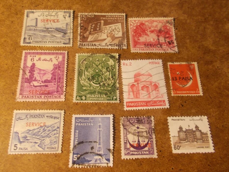 Selos de República Árabe Unida,bangladesh,Paquistão