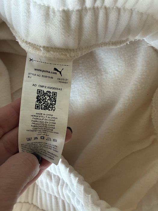 Orginalny komplet Puma / spodkie M , bluza L