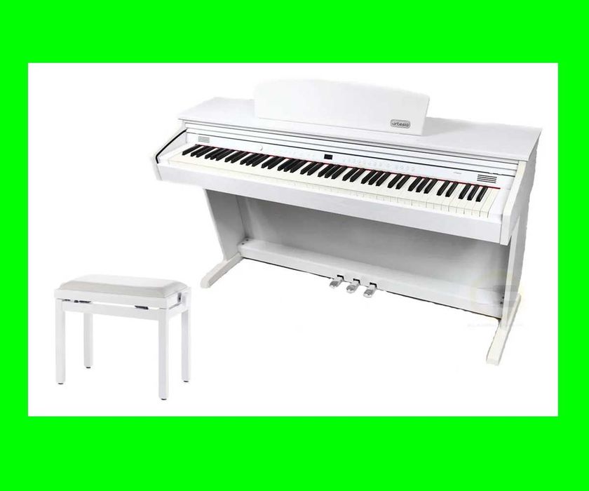 Artesia DP-3+ WH Białe Pianino + ŁAWKA | ZESTAW