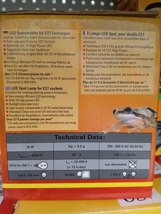Lampa punktowa LED, na oprawkę E27
