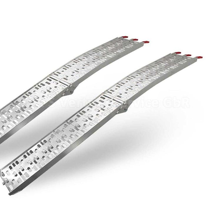 Rampy najazdy do kosiarki quada traktorka aluminiowe do 680kg 2 sztuki