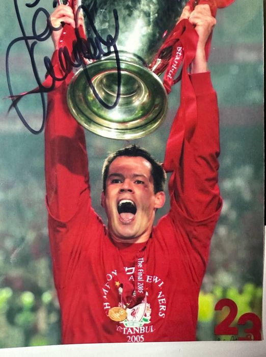 Автограф Джеймі Каррагер Jamie Carragher