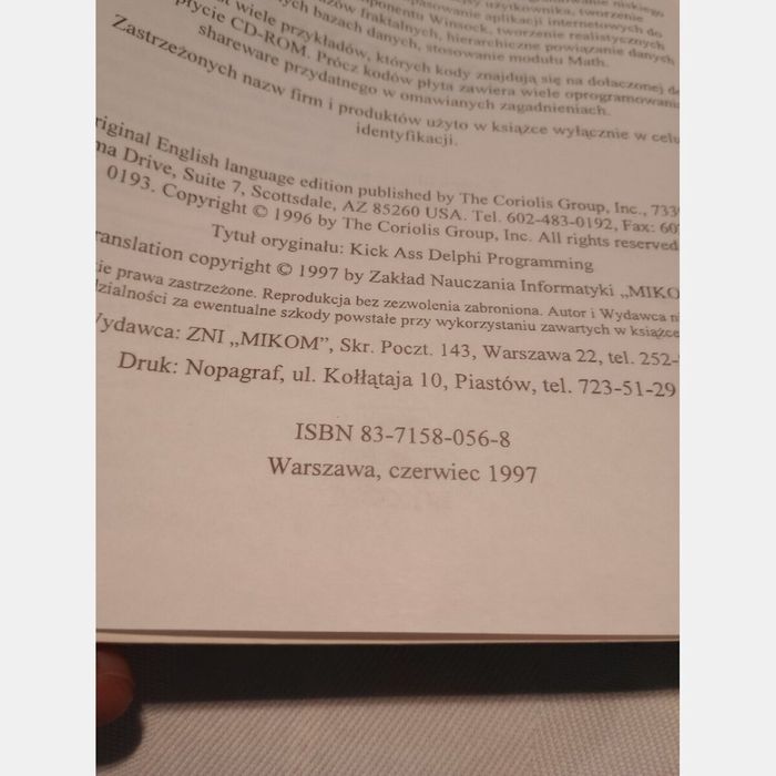 Programowanie w Delphi.