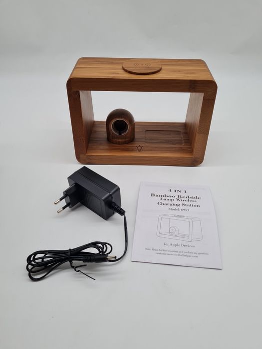 Ładowarka Indukcyjna lampka 4w1 do iPhone Apple Watch AirPods