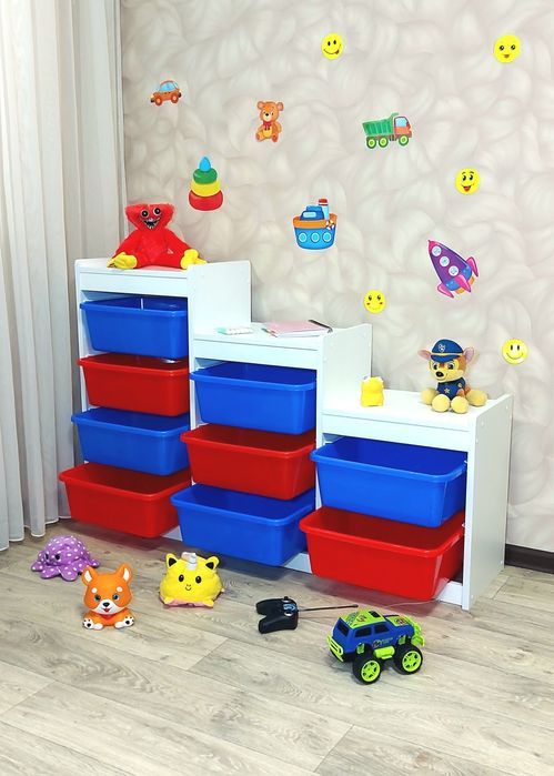 ‼️Для ІГРАШОК ‼️ Стелаж комод для іграшок , органайзер  Монтессорі