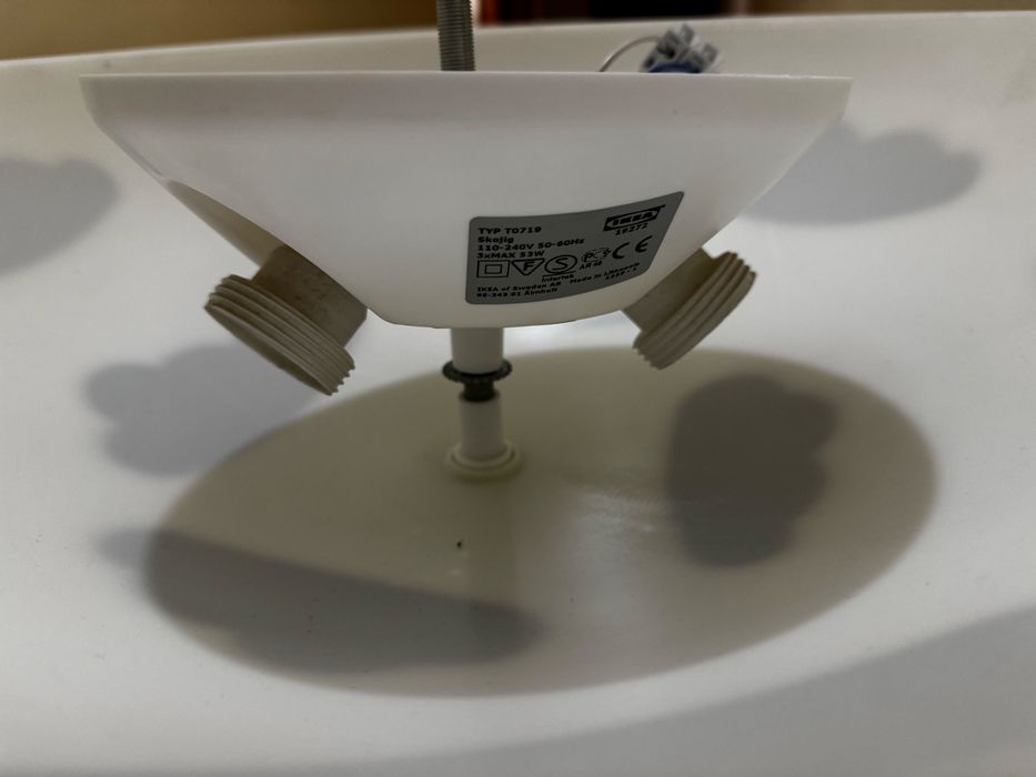 Candeeiro de tecto IKEA Skojig nuvens criança