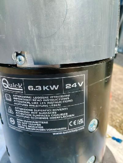 silnik elektryczny do steru strumieniowego (bow thruster) firmy Quick S.p.A.