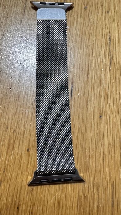Bracelete Apple Watch Loop Milanesa Original (Prata) 45mm