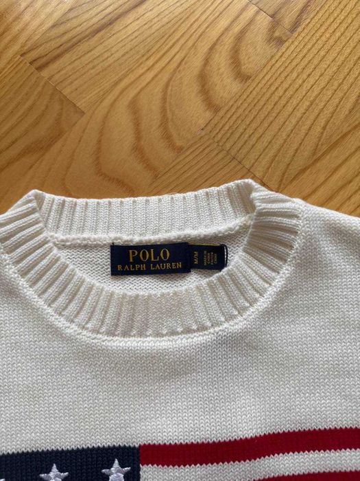 Sweter Polo Ralph Lauren z flagom USA