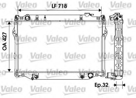 Радиатор и кондиционер Toyota Land Cruiser 80,100,200 Prado 90 120 150