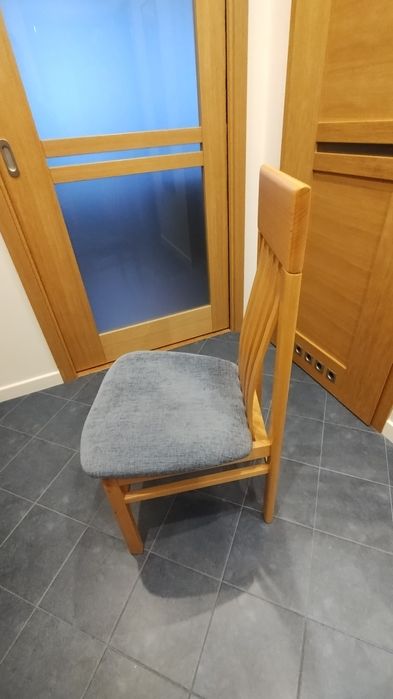 Krzesło / krzesła  bukowe do salonu, 4 sztuki