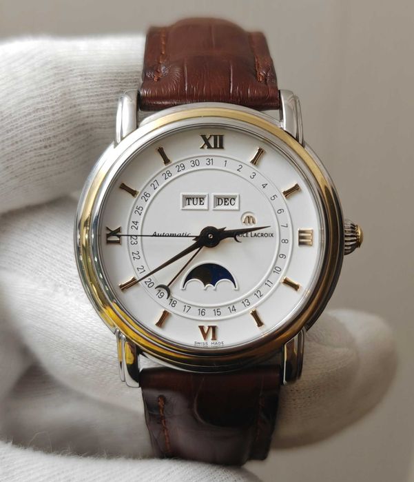 Чоловічий годинник Maurice Lacroix Masterpiece Moon phase Automatic