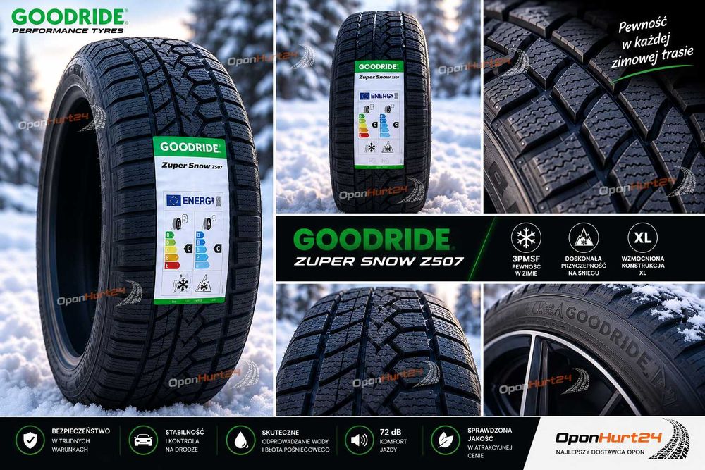 Nowa Opona Zimowa 245/45R18 Z507 100V XL FR GOODRIDE DOT 2026 Wysyłka PROMOCJA