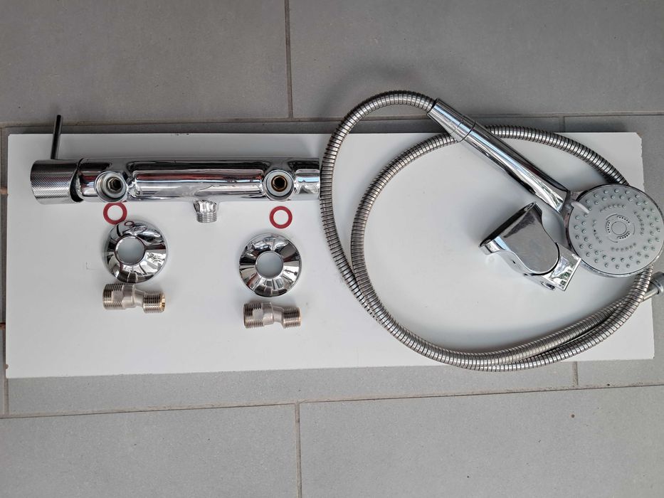 Torneira misturadora para duche impecável