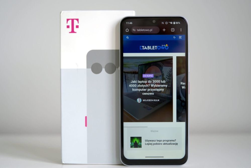 Nowy T Phone 3 5G + słuchawki ANC, etui, zaplombowany, TCL, Google