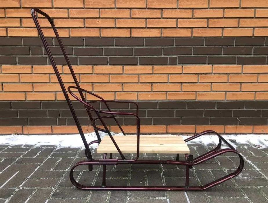 Санки Королівські Бордові Сани