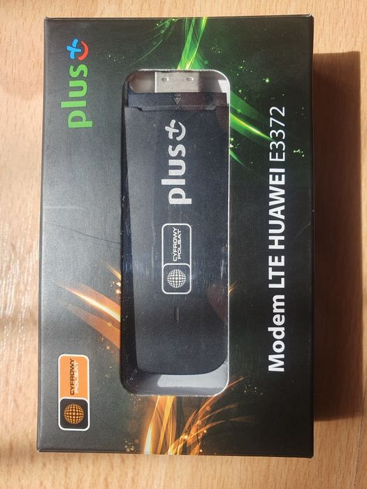 Modem USB, LTE  Huawei E3372, BEZ simlocka, zestaw, stan bdb