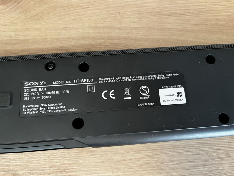 Soundbar Sony HT-SF150