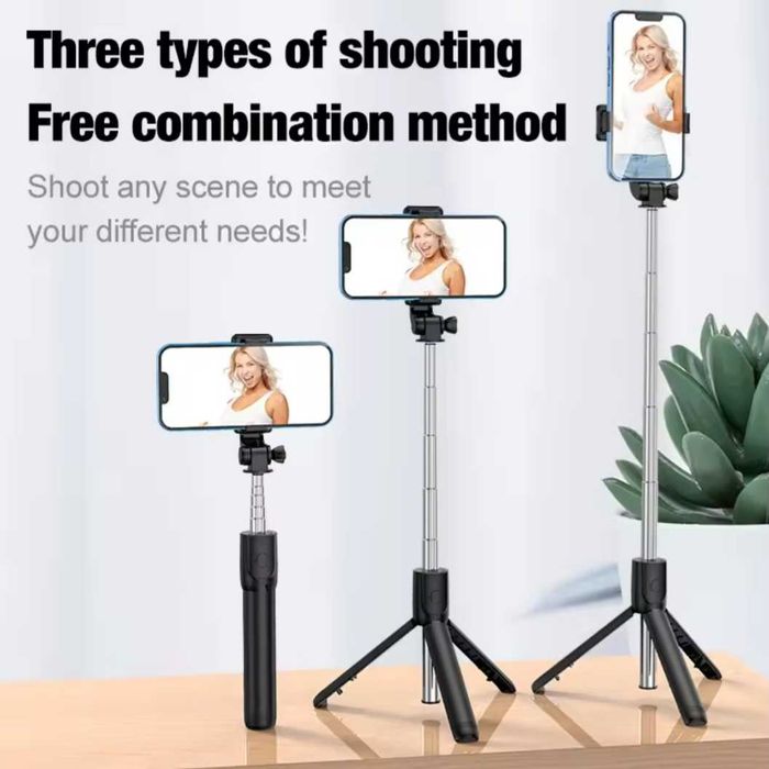 Selfie Stick Bluetooth Novo.