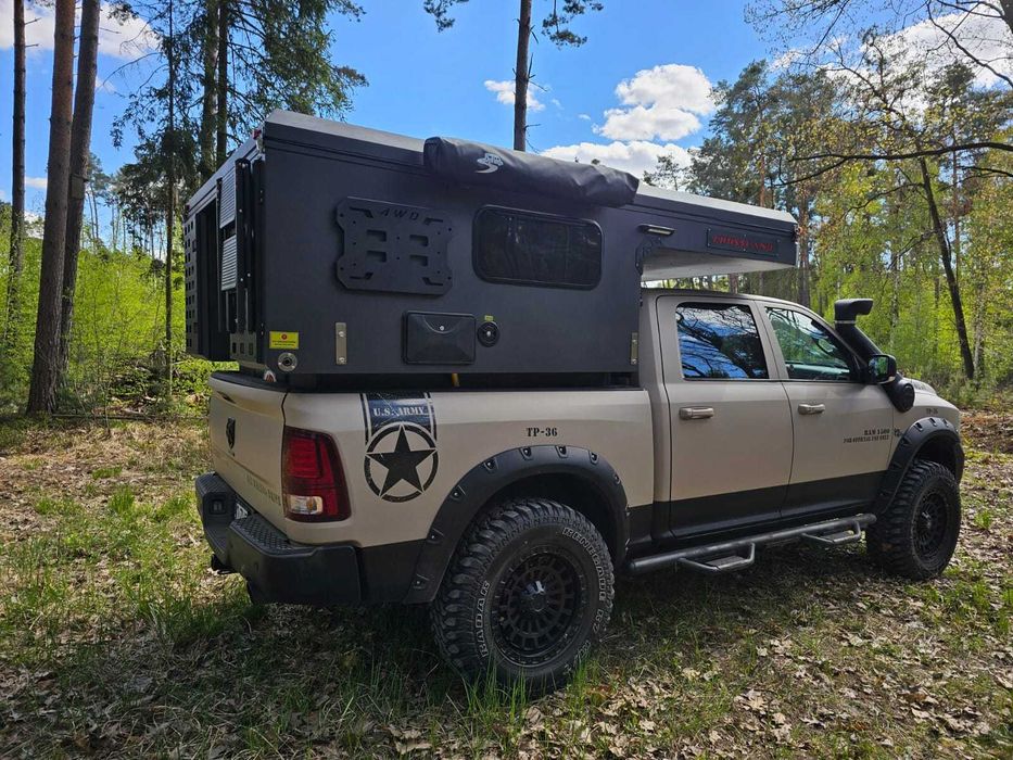 NOWA Zabudowa Camper Crossland Nomad | OFF-GRID | Pełne Wyposażenie | Gotowy do Drogi Dodge RAM Ford RANGER Nowa FV