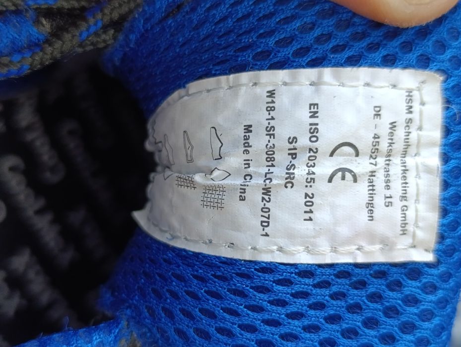 Work 42p. Чоловічі робочі кросівки.