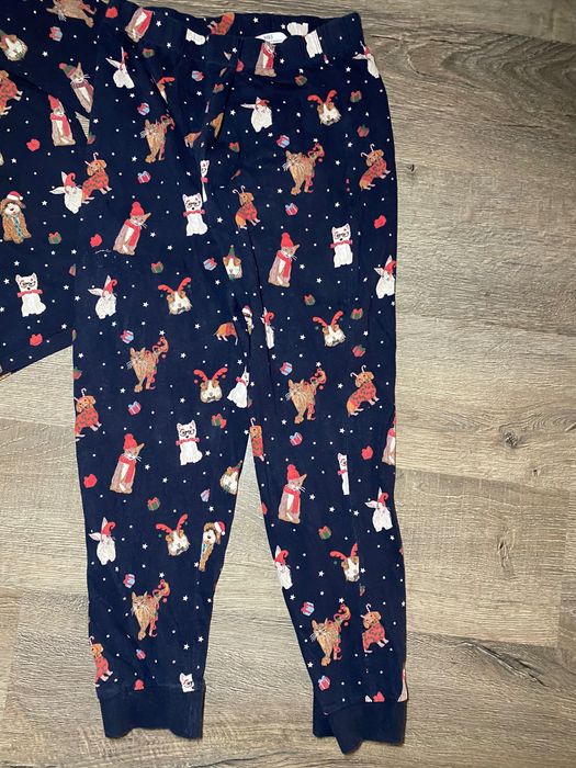 Бавовняна піжама із звірятами дівчинці 13-14р.Комплект кофта-штани