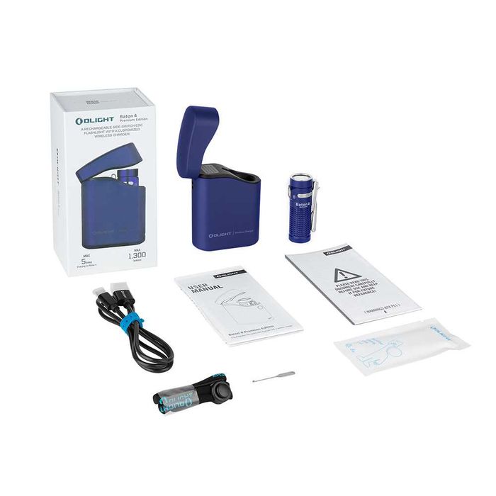 Olight Baton 4 Premium Ліхтар з Кейсом PowerBank