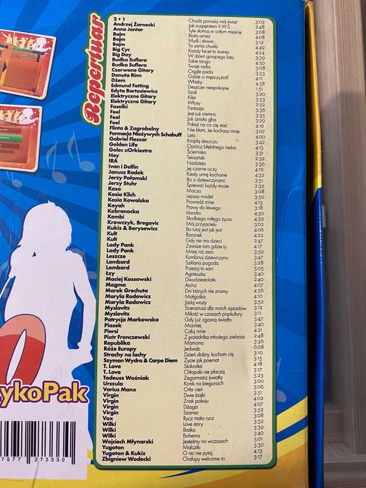 Techland Karaoke for Fun Polski Muzykopack 80 z mikrofonem