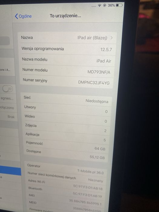 Ipad Air 1 gen A1475