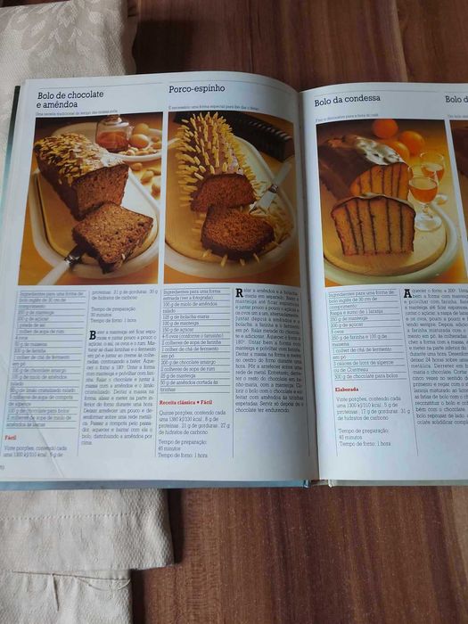 Livro receitas Bolos