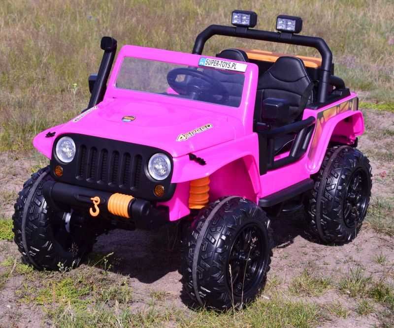 BAWIBUS.PL auto samochód na akumulator JEEP 4x4 do 100kg dziewczynki